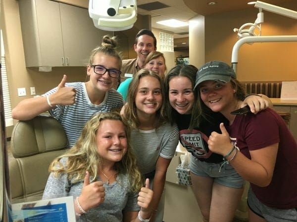 Dr. Ryan Redford and Our Patient's Friends Approve of Her Awesome Self-Ligating Braces! 