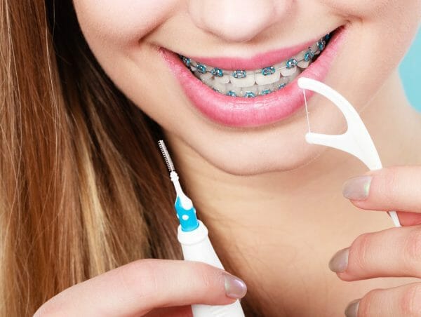 braces floss picks for cleaning keeps your oral microbiome healthy